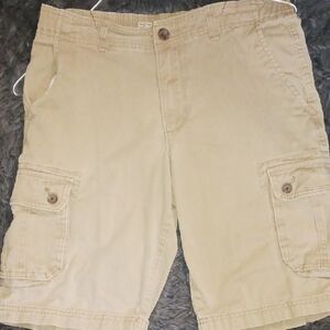 Boys Tan Cargo Shorts